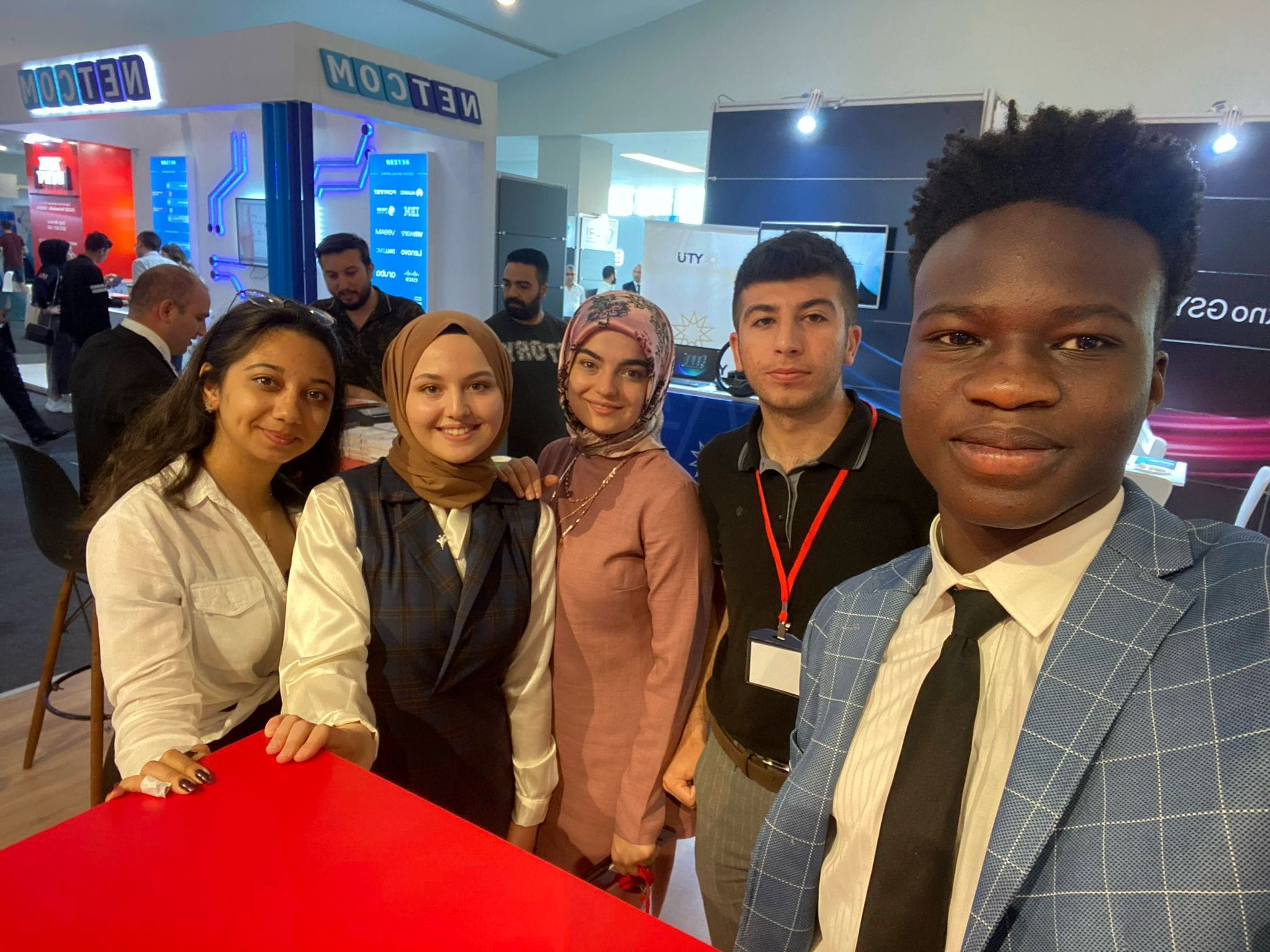 Team at Trade Fair