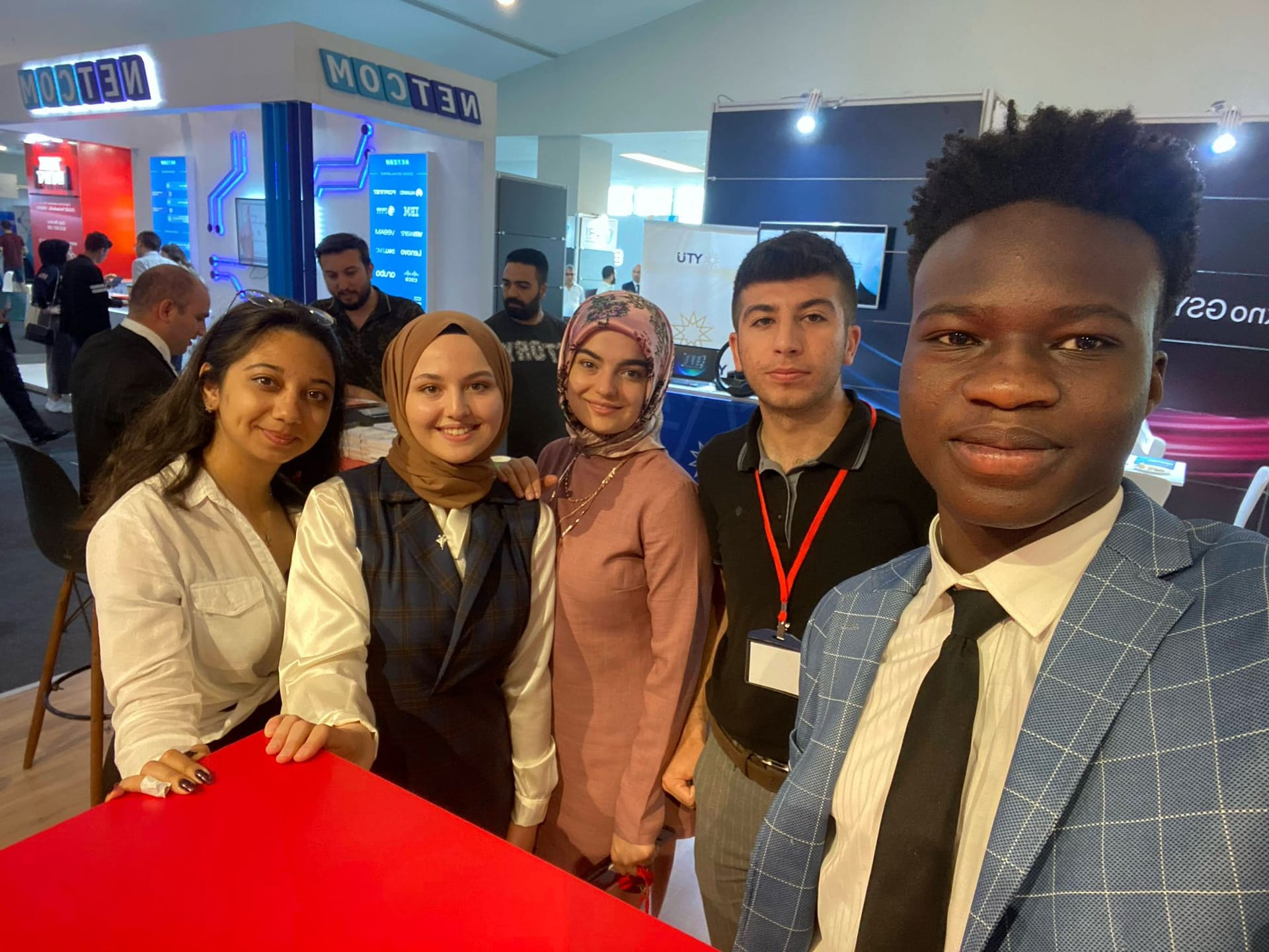 Team at Trade Fair